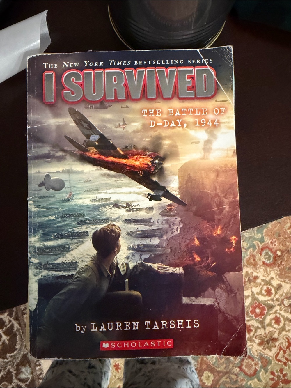Scholastic I Survived The Battle of D-Day, 1944 — Red and Orange Cover